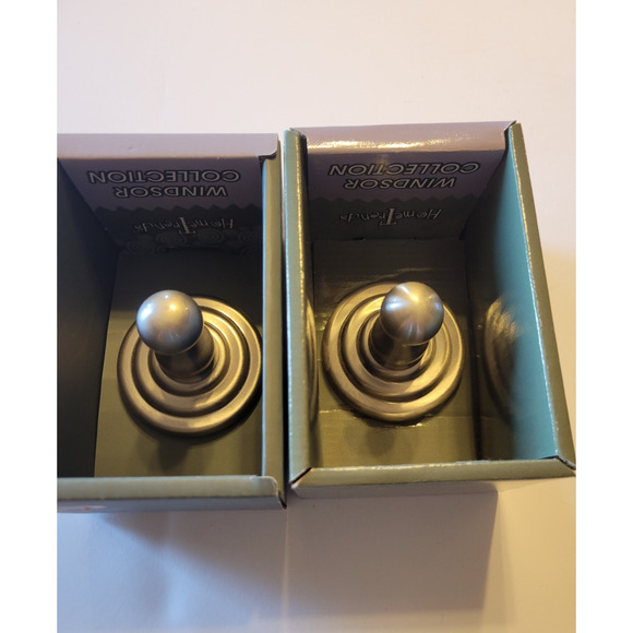 Set of 2 Hometrends Windsor Collection Metal Towel Wall Hanger CB26629W - Picture 1 of 7